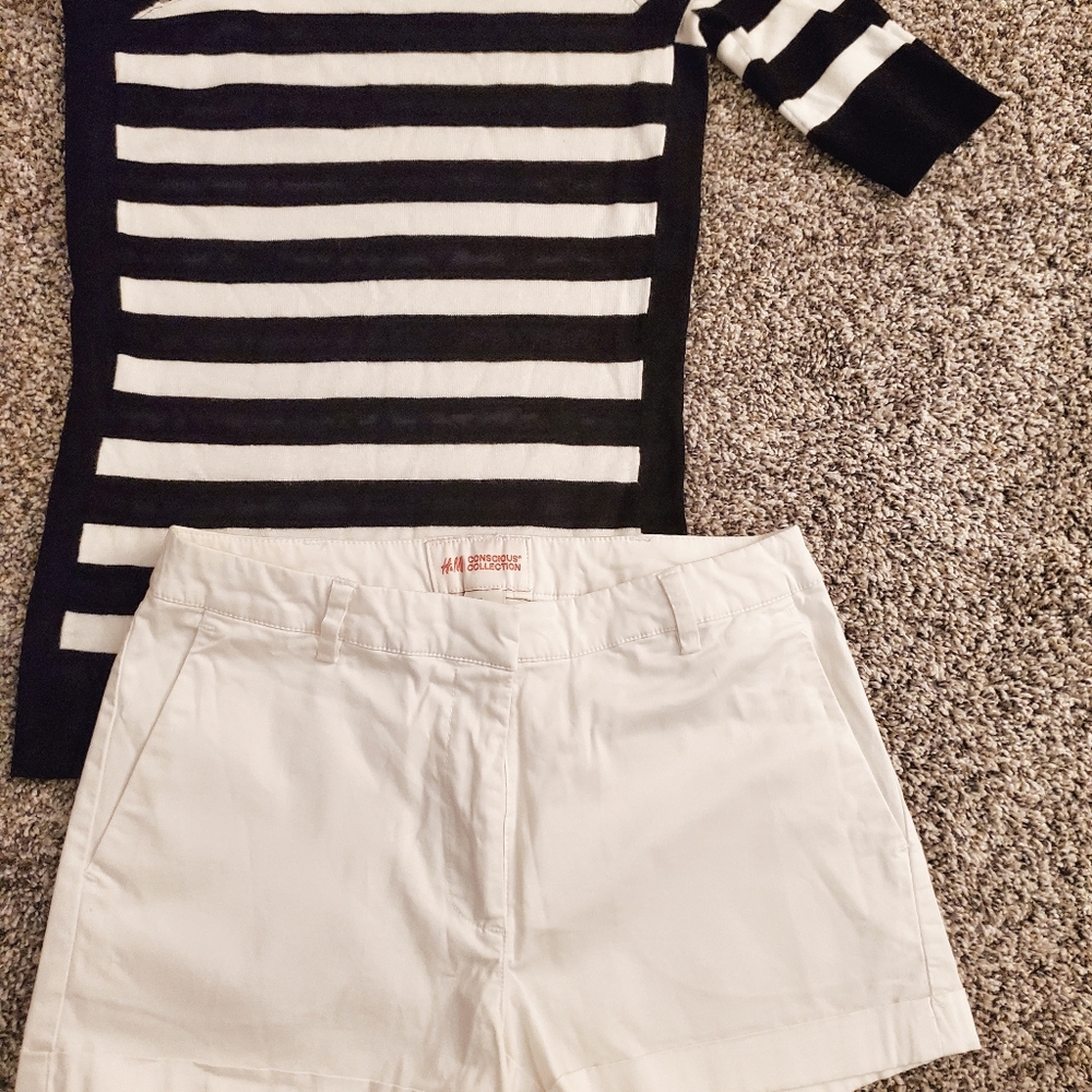 Urban outfitters, low rise H&M shorts, size US 4